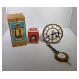 Ceramic Christmas Candle, Parts to a Clock