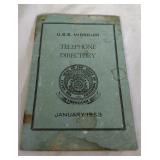 1933 USS Missouri Phone directory