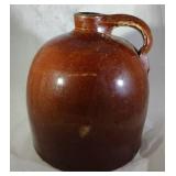 Stoneware Shoulder Jug, w/o Cork, w/ chips