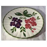 Blue Ridge Painted Plate 12 inches diameter
