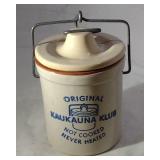 Kaukauna Klub Cheese Crock w/ Locking Lid