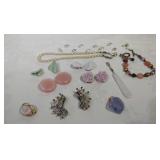 12 Various Pieces of Costume Jewelry