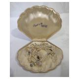 Various Pieces of Costume Pearl Jewelry in case