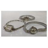 4 Wrist Watches- 1 w/ case