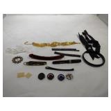 Various Pieces of Costume Jewelry