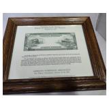 1983 ANA souvenir card - 1915 $20 Federal Reserve