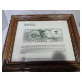 1985 Memphis Souvenir card 1878 US $10,000 series