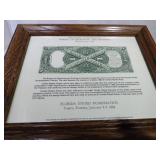 1984 FUN Souvenir card 1917 $1 U.S. Note