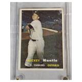 1957 Topps #95 Mickey Mantle  New York Yankees