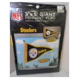 3ft X 5ft Giant Pitsburg Stealers Pennant Flag
