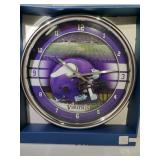 12in X 12in Minnesota Vikings WinCraft Wall Clock