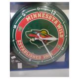 12in X 12in Minnesota Wild WinCraft Wall Clock