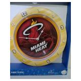 11in X 11in Miami Heart WinCraft Wall Clock