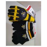 3 Pairs Of Pitsburg Penguins youth Gloves