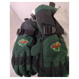 2 Pair of Minnesota Wild Youth Winter Gloves