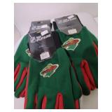 4 Pair Of Minnesota Wild Utility Gloves