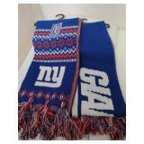 2 New York Giants Winter Scarves