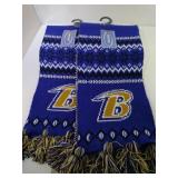 2 Baltimore Ravens Scarves