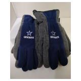 3 Pairs Dallas Cowboys Winter Gloves
