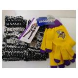 2 Pair Minnesota Vikings Wrist Warmers and