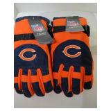 2 Pair Chicago Bears Winter Gloves