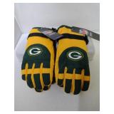 2 Pair Green Bay Packers Winter Gloves