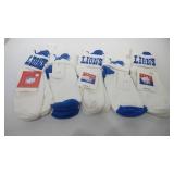 5 pair of Youth Detroit Lions socks