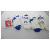 5 pair of Youth Detroit Lions socks