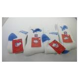 4 pair of Adult Detroit Lions socks
