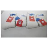 4 pair of Adult Detroit Lions socks