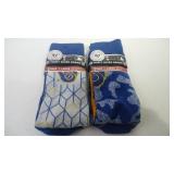 2 pair Milwaukee Brewers Large socks