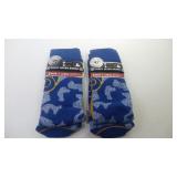 2 pair Milwaukee Brewers Large socks