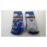 2 pair Milwaukee Brewers Large socks