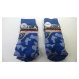 2 pair Milwaukee Brewers Large socks