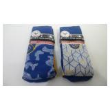 2 pair Milwaukee Brewers Large socks