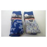 2 pair Milwaukee Brewers Large socks