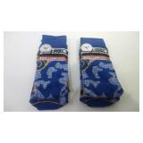 2 pair Milwaukee Brewers Large socks