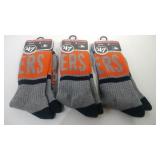 3 pair Detroit Tigers Large socks