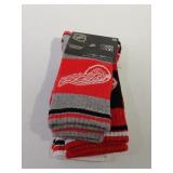 3 Pair Large Red Wings Long Socks