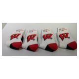 4 Pair Youth Wisconsin Badgers Ankle Socks