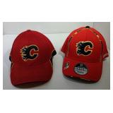 Two S/M Calgary Flames Ball Caps
