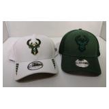 2 M/L Milwaukee Bucks Ball Caps