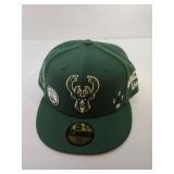 7 5/8 Milwaukee Bucks ball Cap