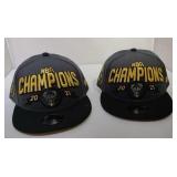 2 Adjustable Milwaukee Bucks Ball Caps