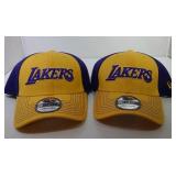 2 L/XL LA Lakers Ball Caps