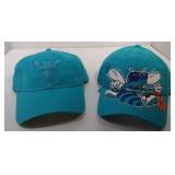 2 Adjustable Charlotte Hornets Ball Caps