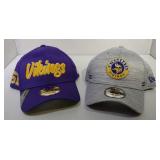 2 L/XL Minnesota Vikings Ball Caps