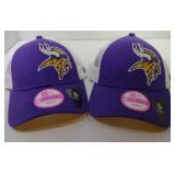 2 Adjustable Womens Minnesota Vikings Ball Caps