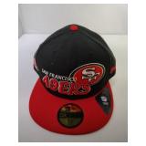 Size 7 3/4 New Era San Francisco 49ers ball cap
