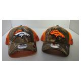 2 Adjustable Camo New Era Denver Broncos ball caps